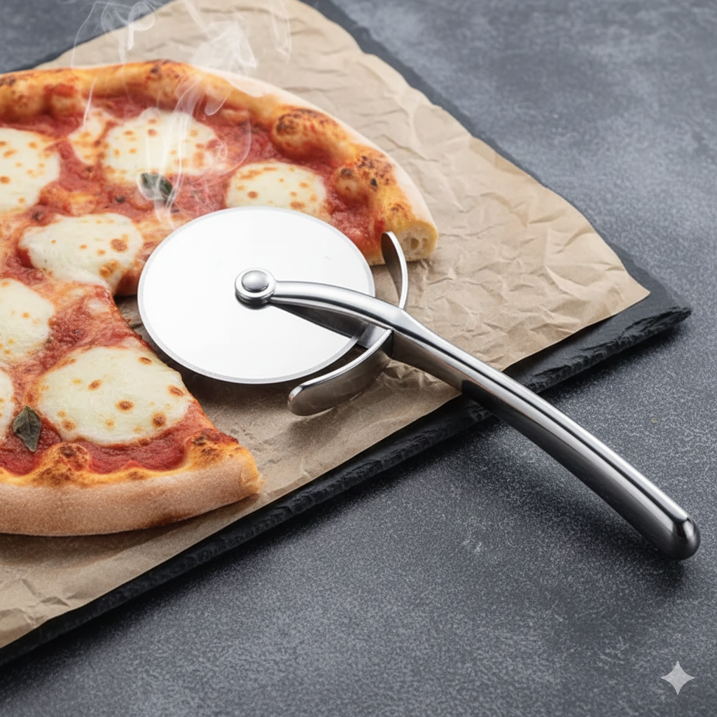 Coupe-Pizza en acier inoxydable